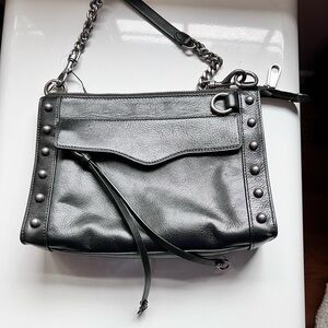 NWT Rebecca Minkoff M.A.B. Crossbody with Studs LEATHER